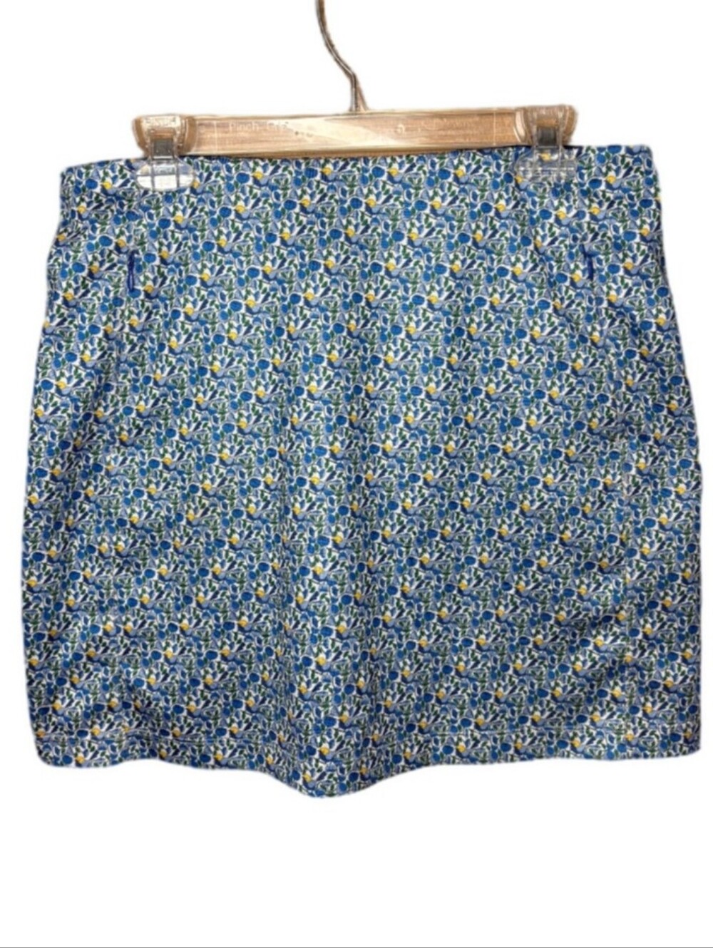 Tory Sport By Tory Burch Blue Floral Golf/Tennis Mini Skort Size Large
